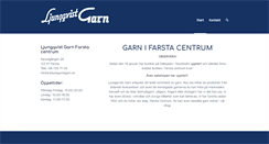 Desktop Screenshot of ljungqvistgarn.se