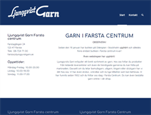 Tablet Screenshot of ljungqvistgarn.se